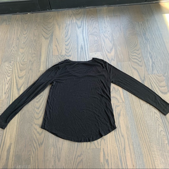 Loft V Neck Long Sleeve T Shirt Sz M - Picture 2 of 3